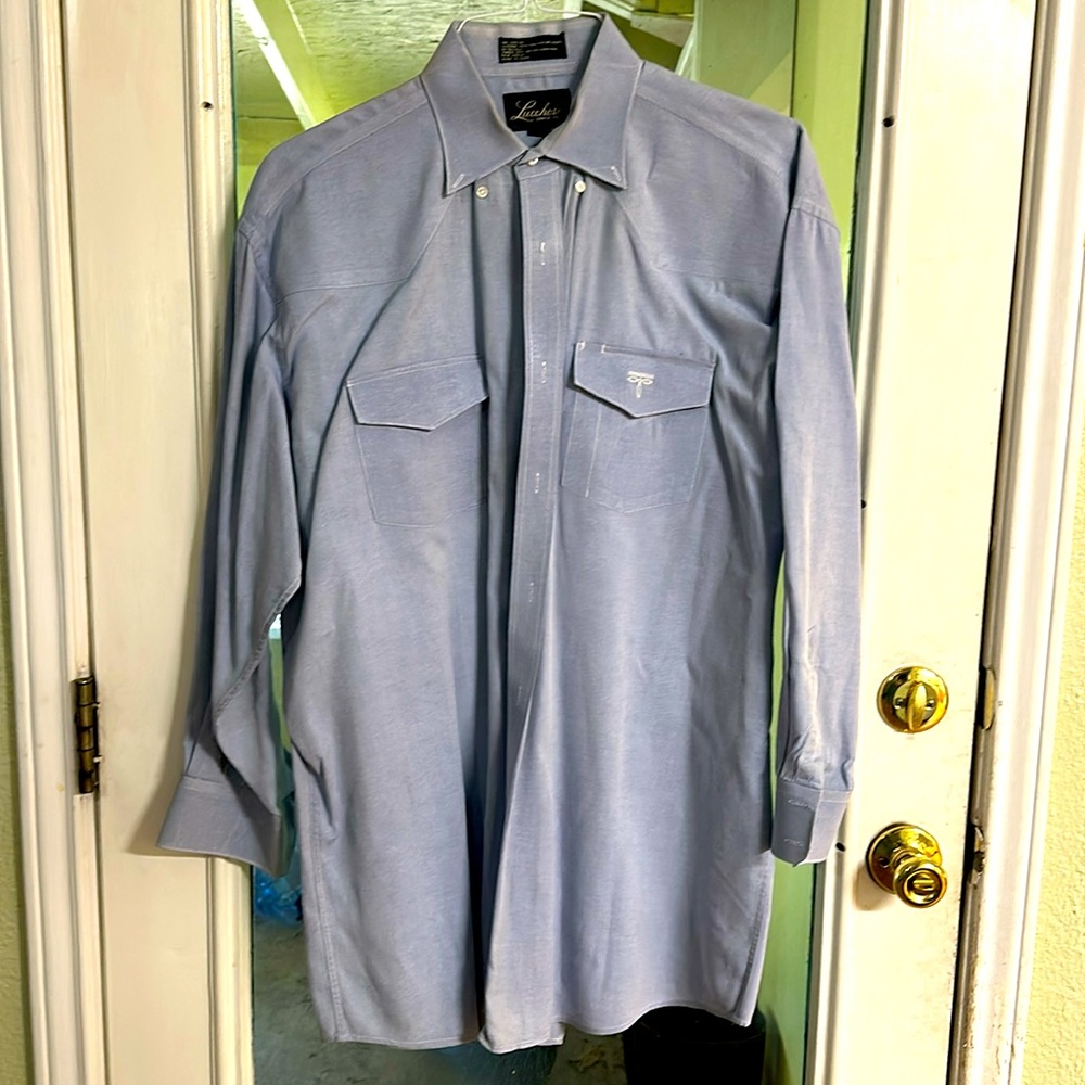 Lucchese Light Blue Dress Shirt